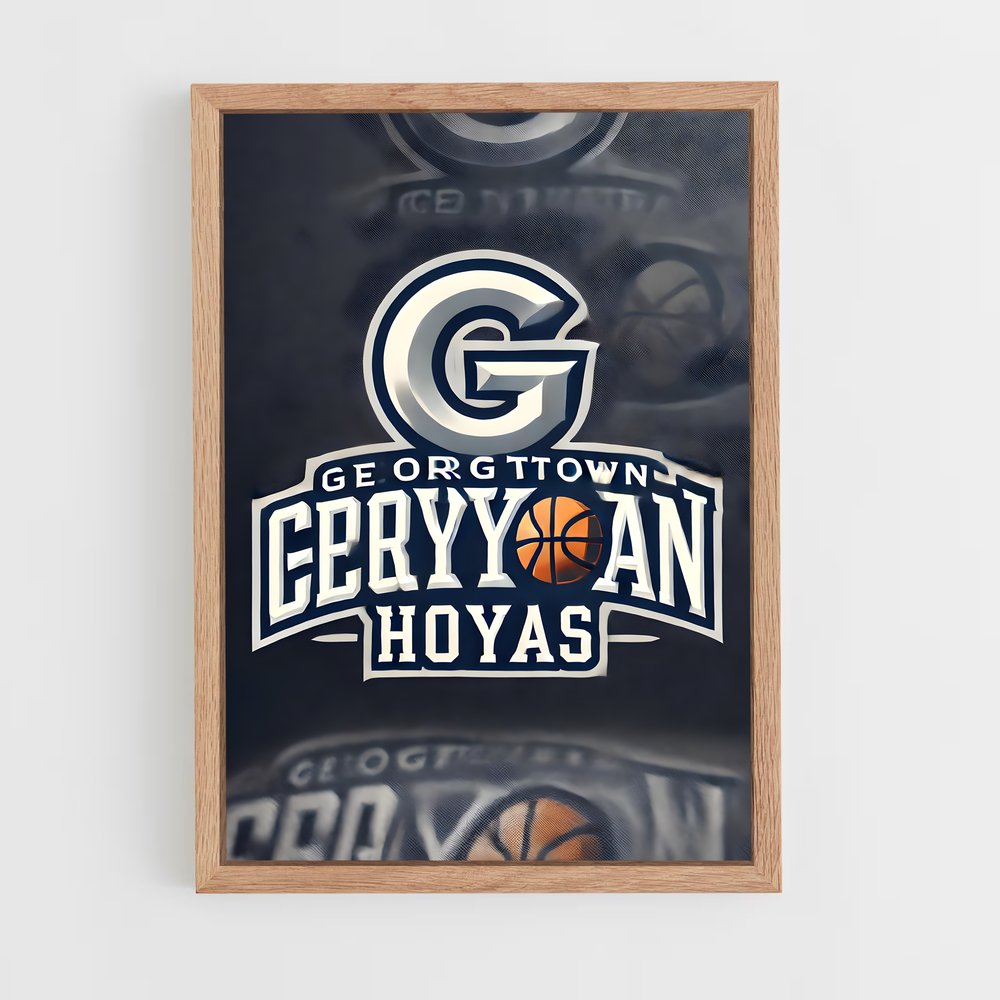 Poster Georgetown Slam Dunk – affiche Basketball (vue 4)